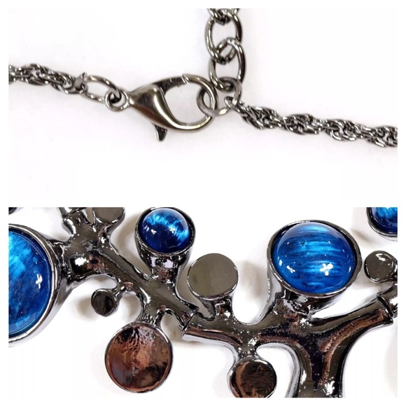 ‼️LAST CALL PRICE FIRM Acrylic Metal Necklace D15 - Picture 4 of 4