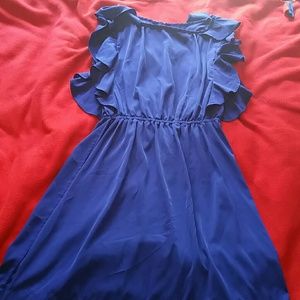 Royal blue dress