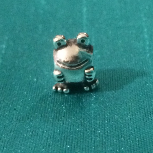 Authentic Pandora frog charm.