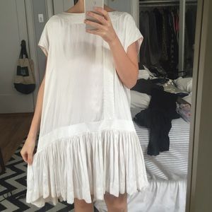 All Saints white flapper-style dress