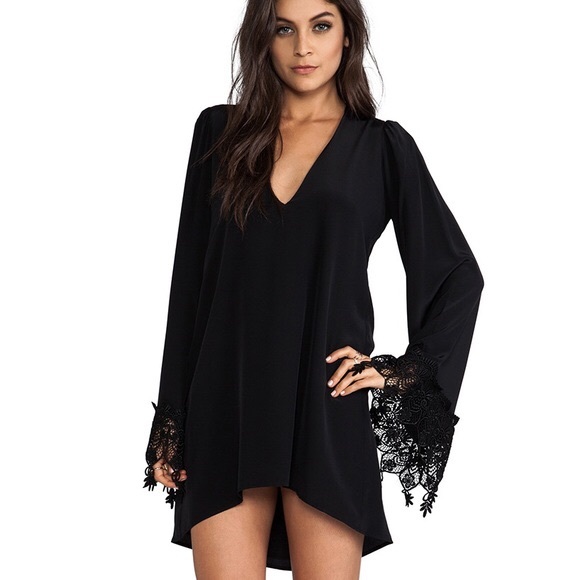 Stone cold fox black boardwalk dress