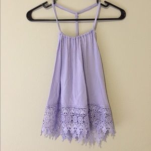Lace crop top