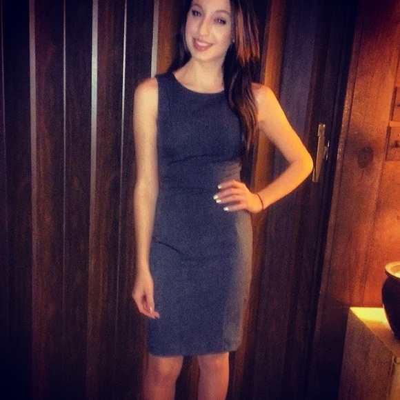 Grey pencil dress !