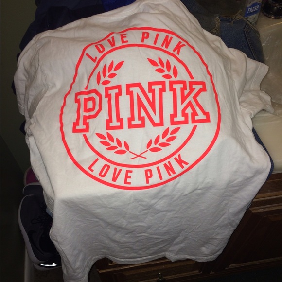 Pink crew t-shirt