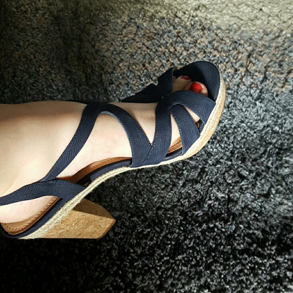 Navy blue sandles