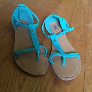Turquoise sandal