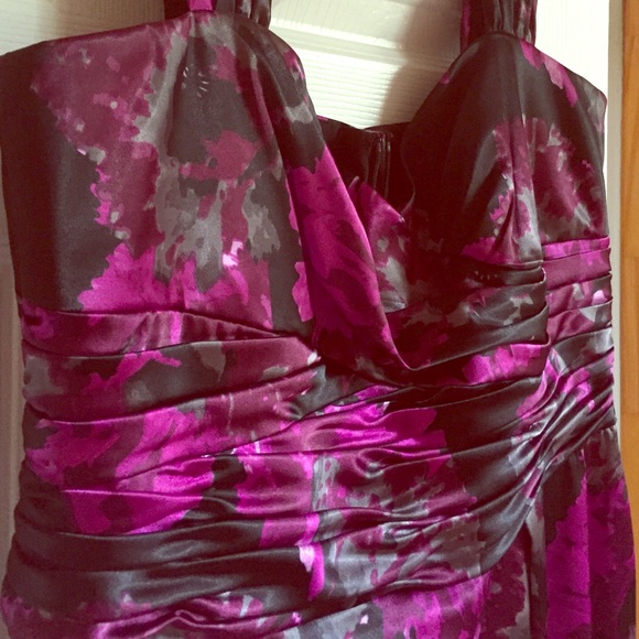Gorgeous pink & black jones New York dress
