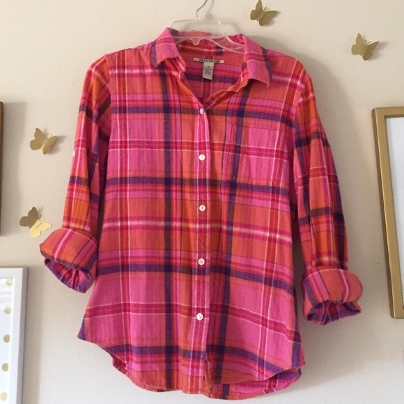 Super soft pink flannel lucky shirt