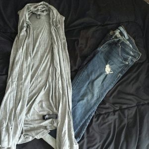 Forever 21 Tops - Forever 21 long vest coverup Forever 21 Tops - Forever 21 long vest coverup
