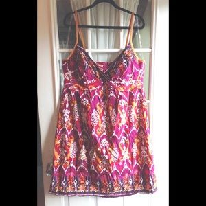 Multi-colored Torrid Ikat Dress