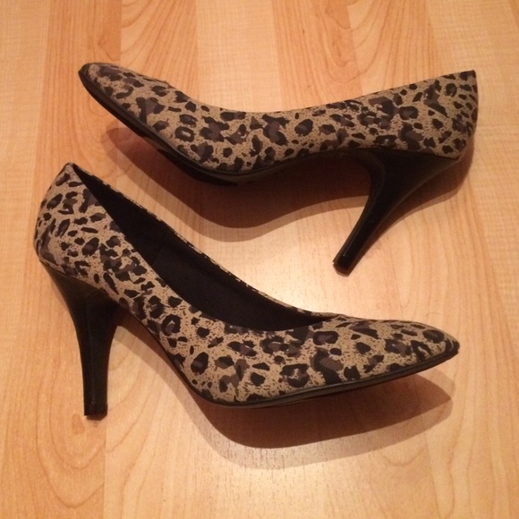 Leopard print heels