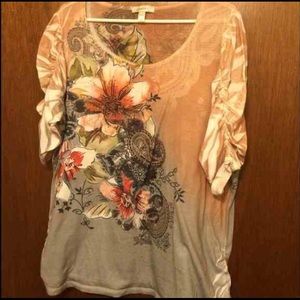Dress Barn floral top - Size 2x