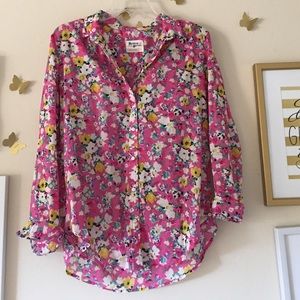 Holding horses button down top