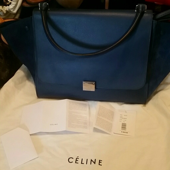 celine trapeze blue