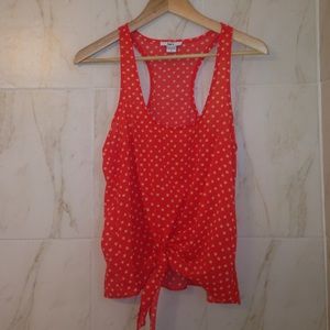 Bar III Polka Dot Top