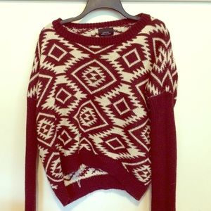 Maroon sweater