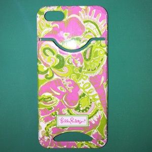Lilly Pulitzer Card Slot iPhone 5/5s Case