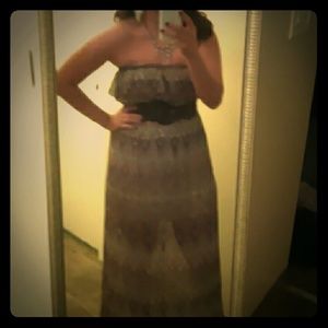 Long maxi paisley printed dress!!!