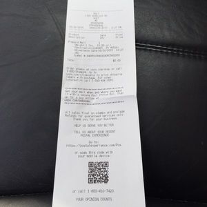 Mail receipt