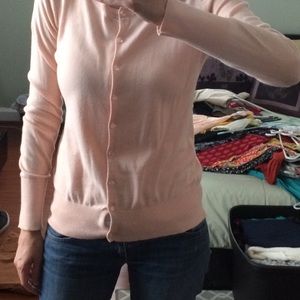 Pale Pink cardigan size small