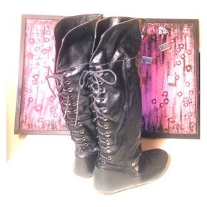 SALE! 💀Badass Leather Lace-Up Boots💀