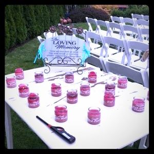 In loving memory sign- used for a wedding