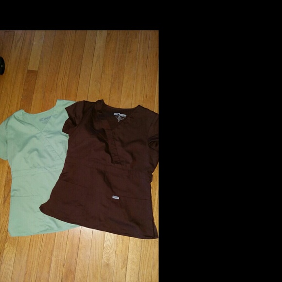 Grey's Anatomy TWO scrub tops