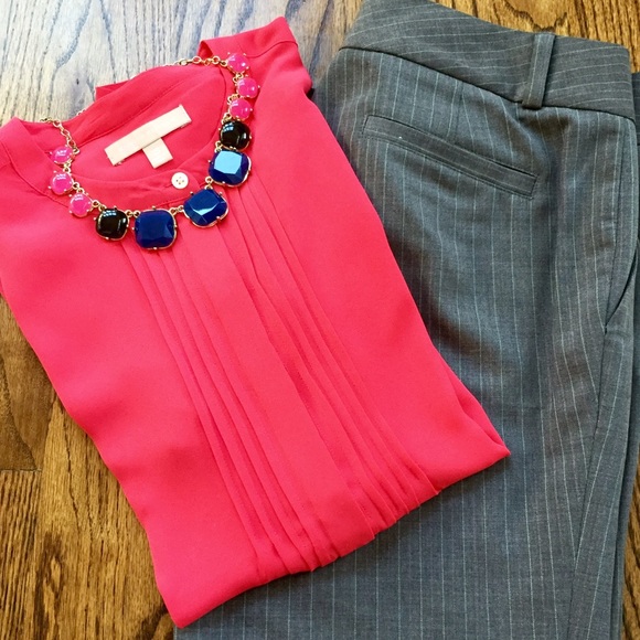 Banana Republic pink flowy top