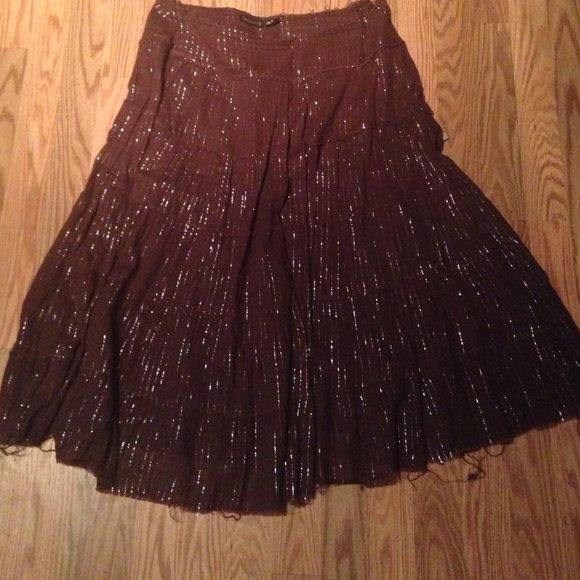 Brown skirt