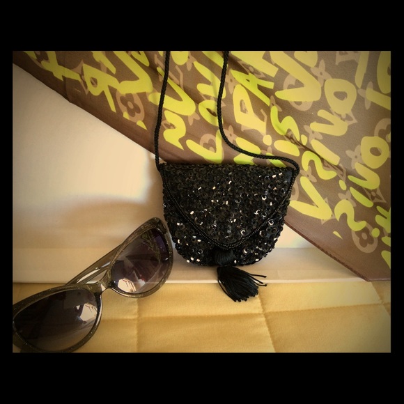 Black sequin small envelope purse🎉✨✨✨🇺🇸SALE