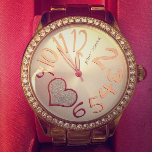 Rose Gold, Betsy Johnson watch. ❤︎