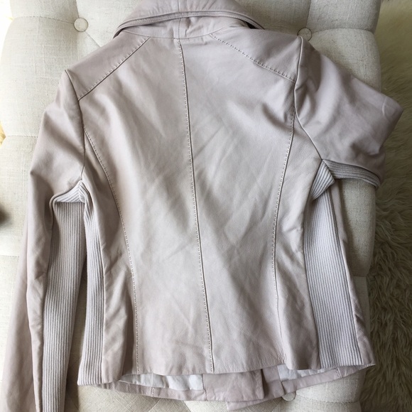 Vince Beige Tan Leather Coat - Picture 3 of 3