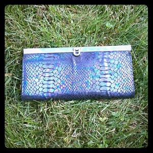 Snake Skin Clutch
