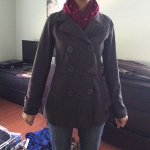 Delia's gray peacoat. Size small