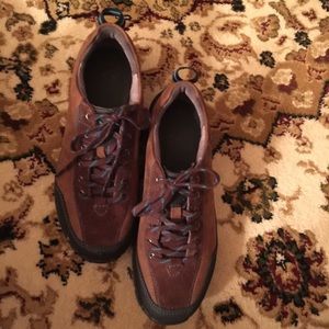 Clark Wave Walk light/dark brown suede shoes