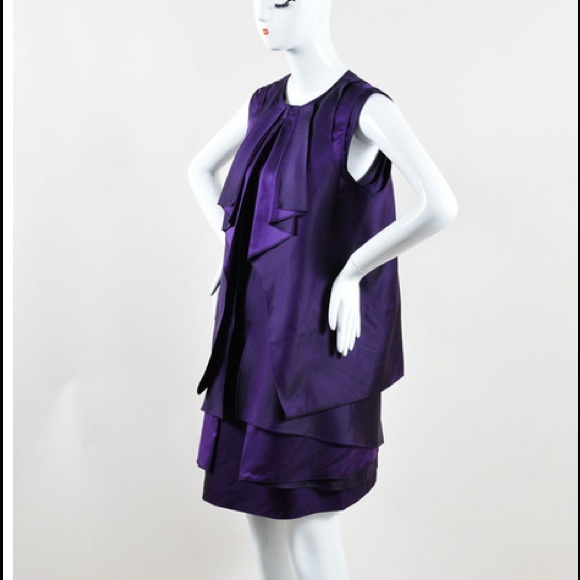 Proenza Schouler $3695 Silk Origami Dress💖HP💖 - Picture 2 of 4
