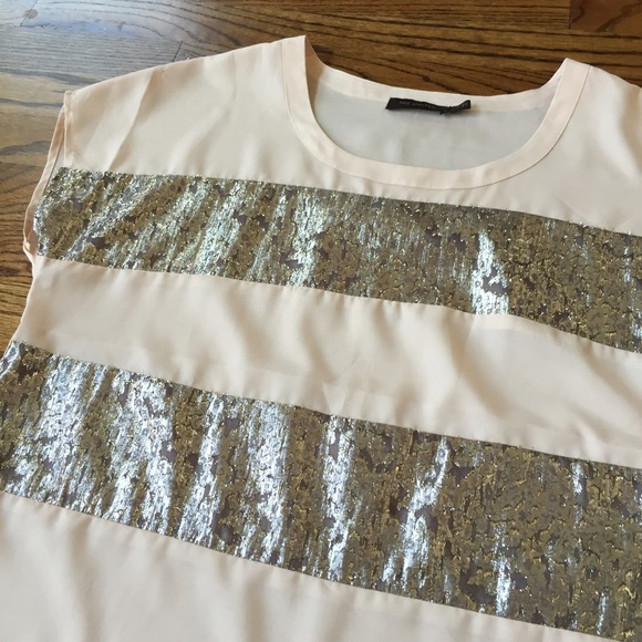 The Limited mixed media top size S