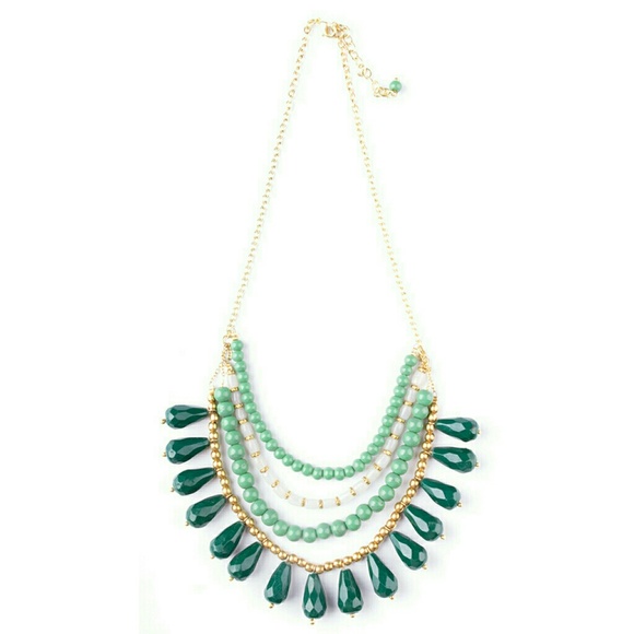 📘Mata Traders📘 Etta Necklace - Green - Picture 3 of 3