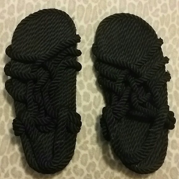 Black Rope Sandals
