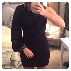 Black LBD. One shoulder. ASOS.