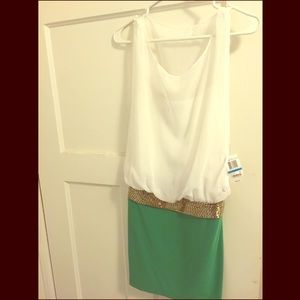 Green and White Dress!