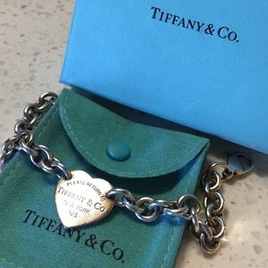 Sterling silver women's Tiffany bracelet.
