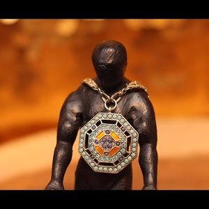 Monet Medallion Necklace