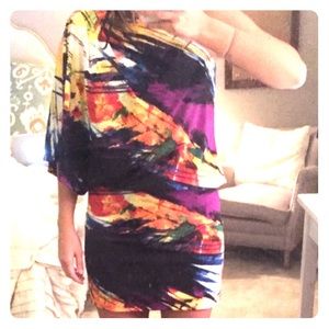 Jessica Simpson one shoulder dress.