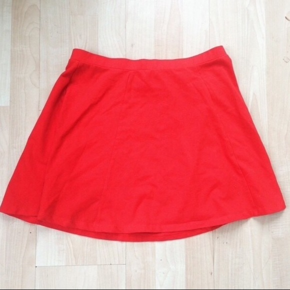 Red American Eagle Skater Skirt