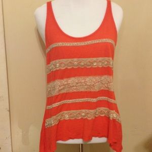 Lace tank top