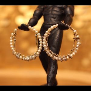 Rachel Roy Pearl Earrings