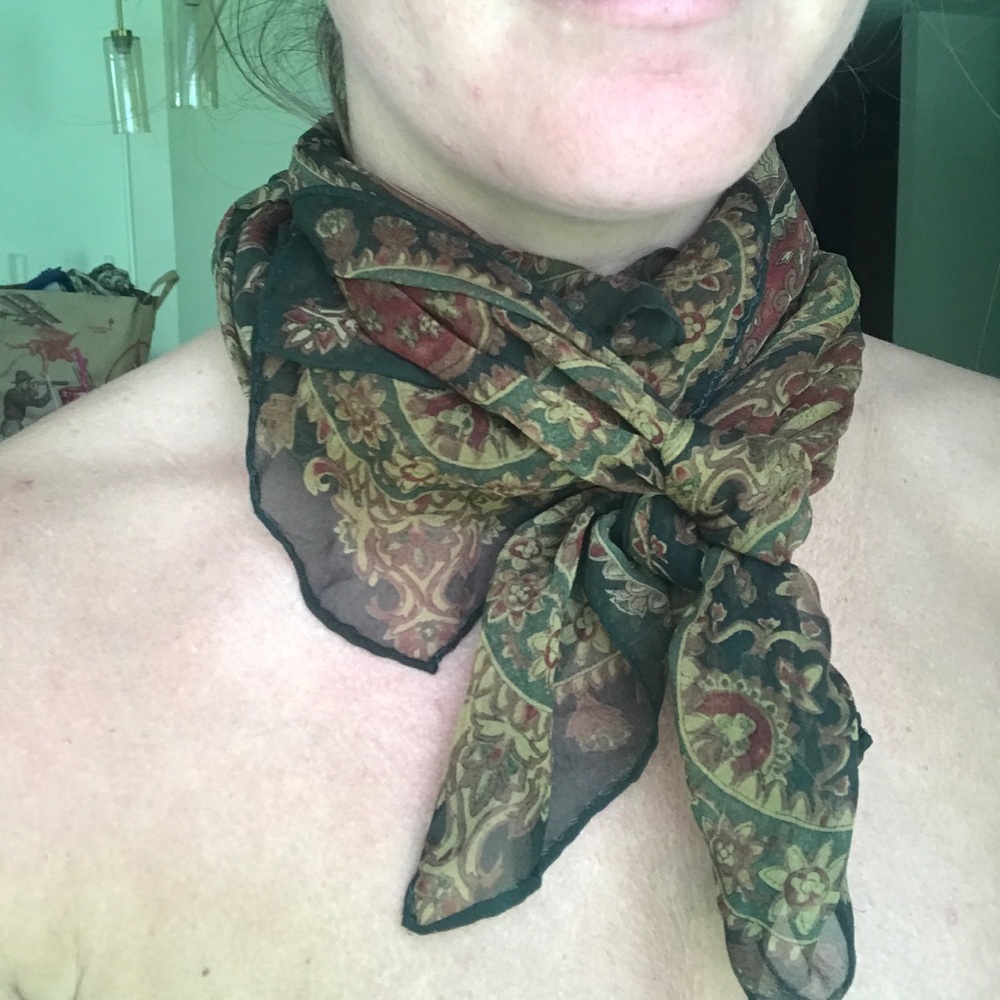 Vintage Ralph Lauren Silk Scarf