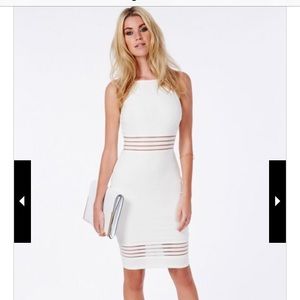 White body con party dress. Worn once.