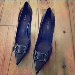 Nine west Brown heels 8M